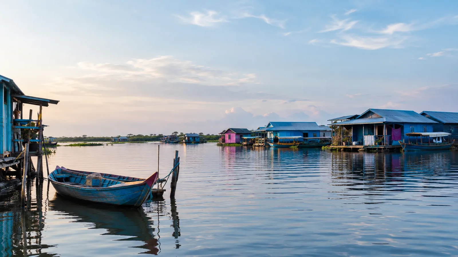 Village flottant de Kampong Phluk