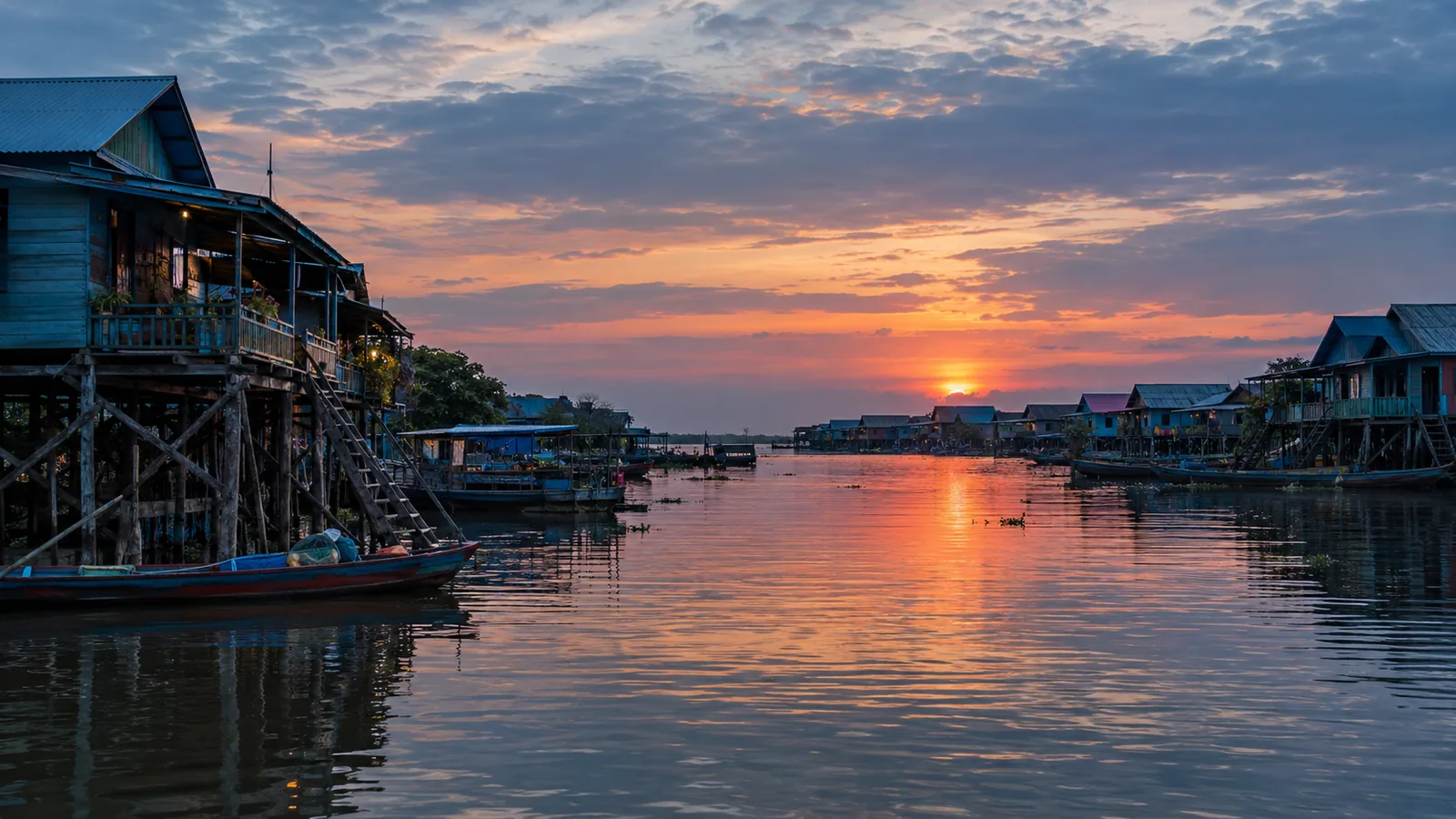 Village flottant de Kampong Phluk